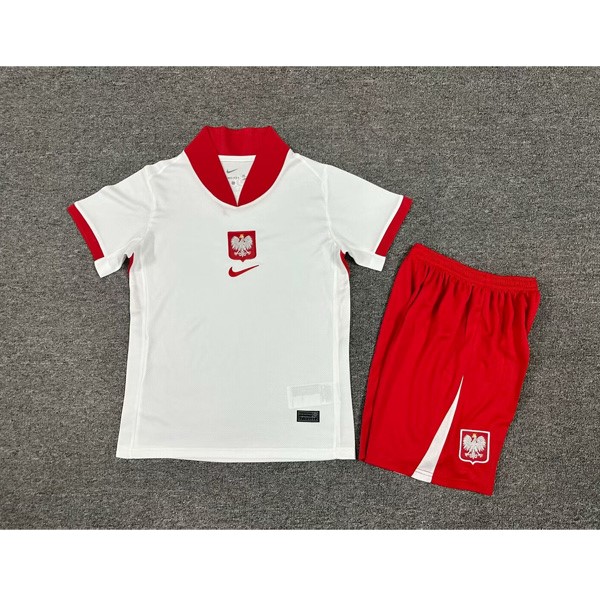 Camiseta Polonia Primera equipo Niño 2024-25